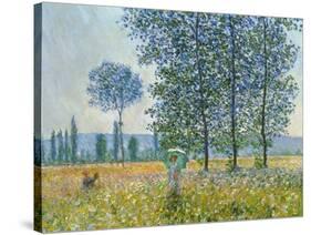 Fields in Spring, 1887-Claude Monet-Stretched Canvas