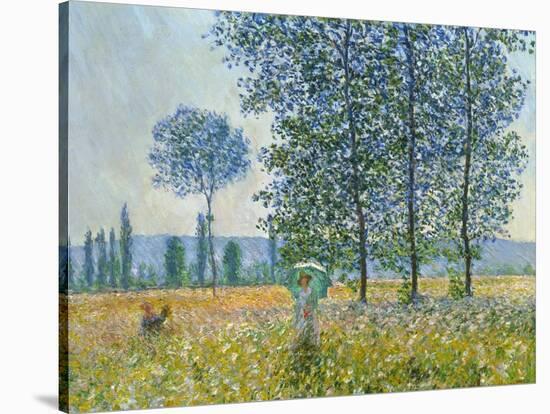 Fields in Spring, 1887-Claude Monet-Stretched Canvas