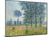 Fields in Spring, 1887-Claude Monet-Mounted Premium Giclee Print