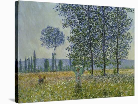 Fields in Spring, 1887-Claude Monet-Stretched Canvas