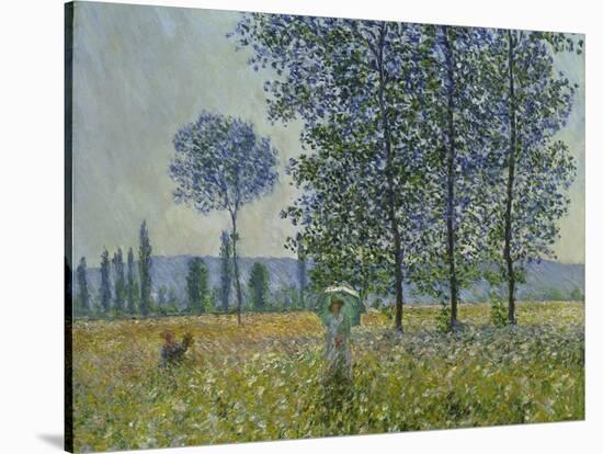 Fields in Spring, 1887-Claude Monet-Stretched Canvas