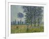 Fields in Spring, 1887-Claude Monet-Framed Giclee Print