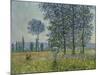 Fields in Spring, 1887-Claude Monet-Mounted Giclee Print