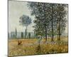 Fields in Spring-Claude Monet-Mounted Art Print