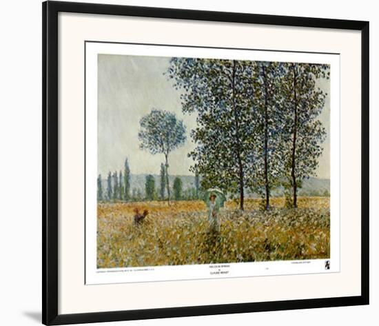 Fields in Spring-Claude Monet-Framed Art Print