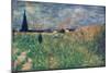 Fields in Summer-Georges Seurat-Mounted Giclee Print