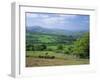 Fields in the Valleys Near Brecon, Powys, Wales, UK, Europe-Roy Rainford-Framed Photographic Print