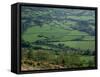 Fields in the Valleys, Near Brecon, Powys, Wales, United Kingdom-Roy Rainford-Framed Stretched Canvas