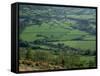 Fields in the Valleys, Near Brecon, Powys, Wales, United Kingdom-Roy Rainford-Framed Stretched Canvas