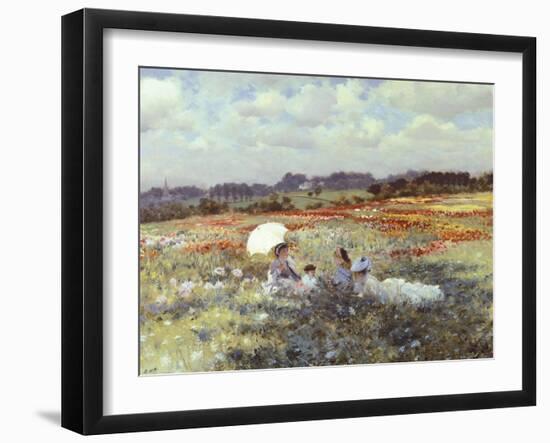 Fields Near London-Giuseppe De Nittis-Framed Giclee Print