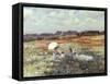Fields Near London-Giuseppe De Nittis-Framed Stretched Canvas