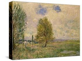 Fields Near Veneux-Nadon, 1881-Alfred Sisley-Stretched Canvas