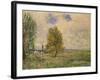 Fields Near Veneux-Nadon, 1881-Alfred Sisley-Framed Giclee Print