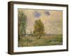 Fields Near Veneux-Nadon, 1881-Alfred Sisley-Framed Giclee Print