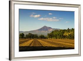 Fields North of Leon and Volcan Telica-Rob Francis-Framed Photographic Print