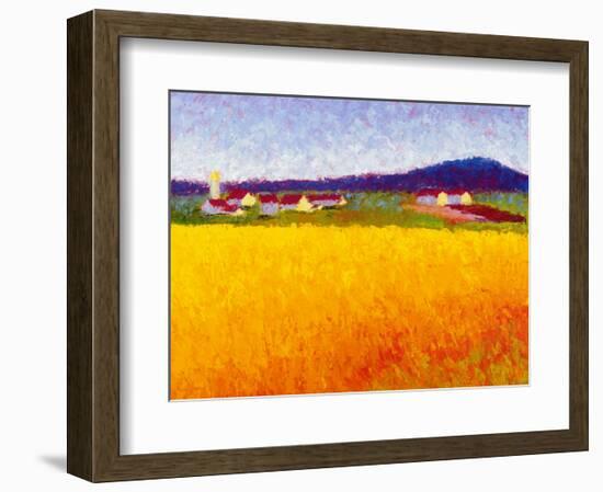 Fields of Gold-Gail Wells-Hess-Framed Art Print