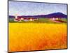 Fields of Gold-Gail Wells-Hess-Mounted Art Print