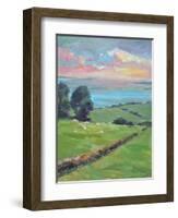 FIELDS OF GREEN-ALLAYN STEVENS-Framed Art Print