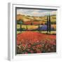 Fields of Poppies II-TC Chiu-Framed Art Print