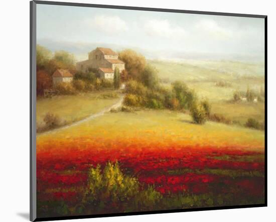 Fields of Red and Gold I-Eugene Laporte-Mounted Art Print