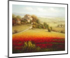 Fields of Red and Gold I-Eugene Laporte-Mounted Art Print