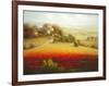 Fields of Red and Gold I-Eugene Laporte-Framed Art Print