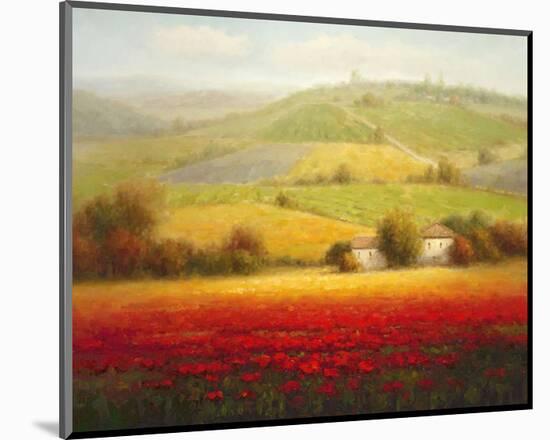 Fields of Red and Gold II-Eugene Laporte-Mounted Art Print