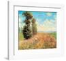 Fields with Poppies-Claude Monet-Framed Art Print