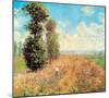 Fields with Poppies-Claude Monet-Mounted Art Print