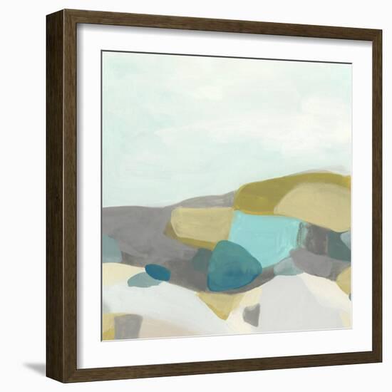 Fieldscape Vista I-June Erica Vess-Framed Art Print