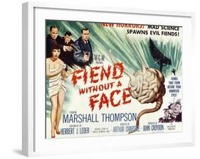 Fiend Without A Face, 1958-null-Framed Art Print