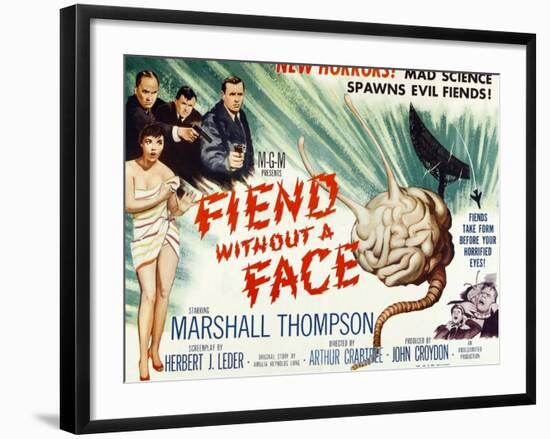 Fiend Without A Face, 1958-null-Framed Art Print