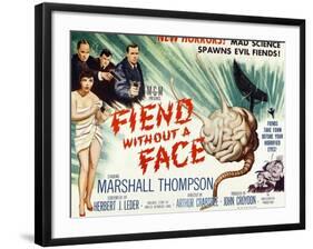 Fiend Without A Face, 1958-null-Framed Art Print