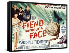 Fiend Without A Face, 1958-null-Framed Stretched Canvas