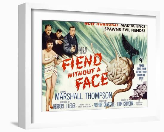 Fiend Without A Face, 1958-null-Framed Art Print