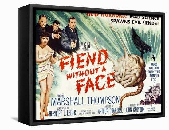 Fiend Without A Face, 1958-null-Framed Stretched Canvas