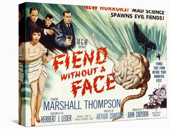 Fiend Without A Face, 1958-null-Stretched Canvas