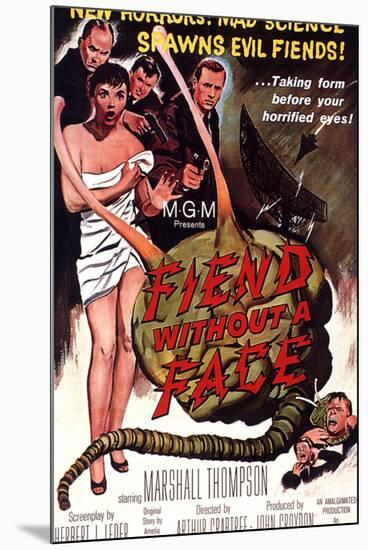 Fiend Without A Face, Kim Parker, Marshall Thompson, 1958-null-Mounted Art Print