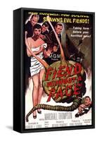 Fiend Without A Face, Kim Parker, Marshall Thompson, 1958-null-Framed Stretched Canvas