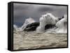 Fierce Lake Superior Waves Pound Minnesota's North Shore-Layne Kennedy-Framed Stretched Canvas