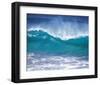 Fierce Waves-null-Framed Art Print