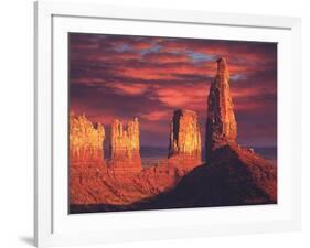 Fiery Castles-R.W. Hedge-Framed Giclee Print