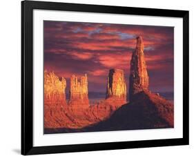 Fiery Castles-R.W. Hedge-Framed Giclee Print