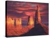 Fiery Castles-R.W. Hedge-Stretched Canvas