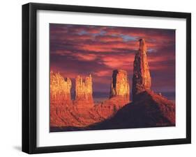 Fiery Castles-R.W. Hedge-Framed Giclee Print