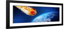 Fiery Comet Heading Towards the Earth-null-Framed Photographic Print