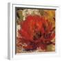 Fiery Dahlias II Crop-Silvia Vassileva-Framed Art Print