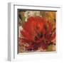 Fiery Dahlias II Crop-Silvia Vassileva-Framed Art Print