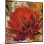 Fiery Dahlias II Crop-Silvia Vassileva-Mounted Art Print