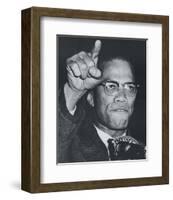 Fiery Speech, Harlem, 1963-null-Framed Art Print